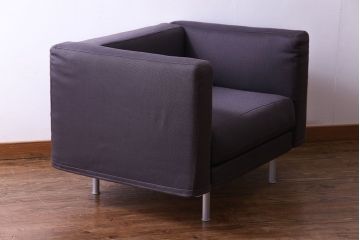 中古　Cassina(カッシーナ)　GRANDANGOLO(グランダンゴロ)　1人掛けソファ(1Pソファ、シングルソファ)(定価約38万円)