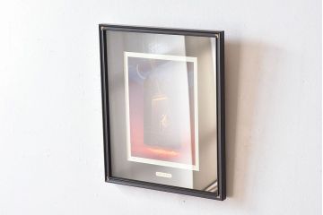 アンティーク雑貨　中村太樹男(なかむらたきお)　サイン・落款入り　「ワンマンショー」 ジグレー(デジタル複製画、版画)