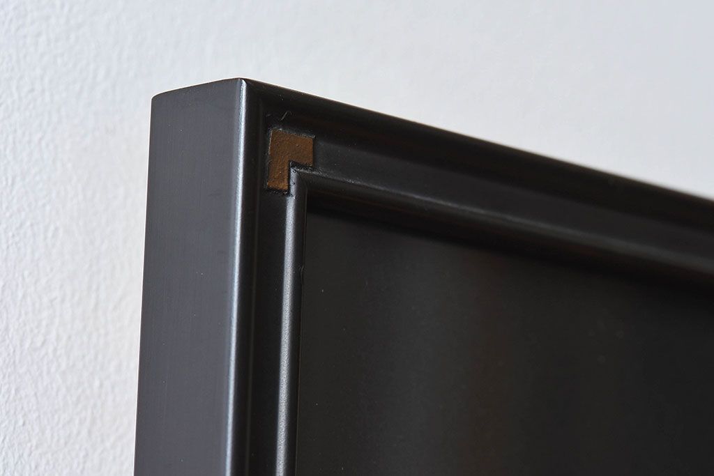 アンティーク雑貨　中村太樹男(なかむらたきお)　サイン・落款入り　「ワンマンショー」 ジグレー(デジタル複製画、版画)