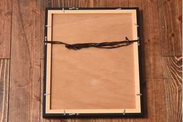 アンティーク雑貨　中村太樹男(なかむらたきお)　サイン・落款入り　「ワンマンショー」 ジグレー(デジタル複製画、版画)