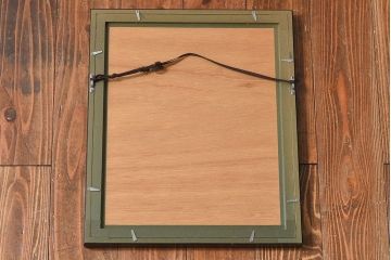 アンティーク雑貨　中村太樹男(なかむらたきお)　サイン・落款入り　「メロディ」 ジグレー(デジタル複製画、版画)