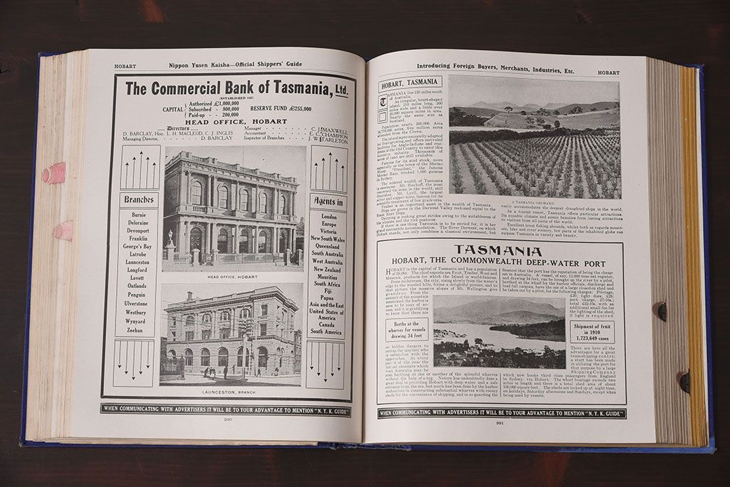 アンティーク雑貨　大正4年(1915)　日本郵船営業案内(広告)　NIPPON YUSEN KAISHA OFFICIAL SHIPPERS GUIDE　アンティークブック(本)