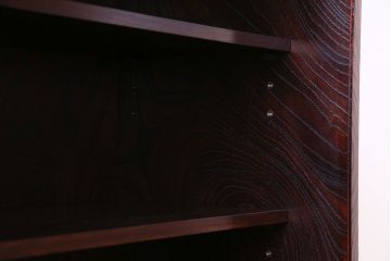 中古　極美品 伝統民芸家具　岩谷堂箪笥　モダンな雰囲気漂う食器棚(キャビネット、収納棚)(定価約30万円)