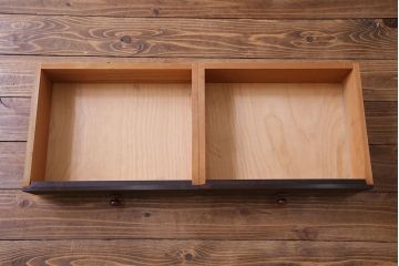 ビンテージ　松本民芸家具　シックな雰囲気漂うA型食器棚(収納棚、戸棚、カップボード)(定価約43万円)