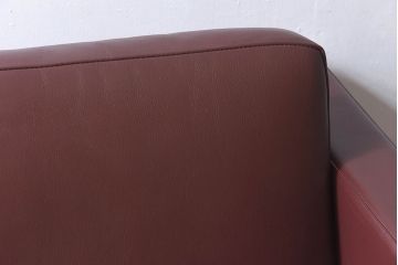 中古　KNOLL(ノール)社　本革1人掛けソファ(ラウンジソファ)(定価約85万円)(1)