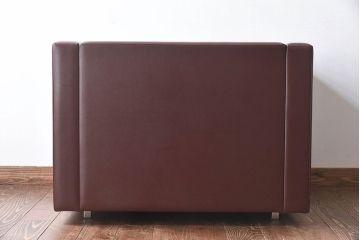 中古　KNOLL(ノール)社　本革1人掛けソファ(ラウンジソファ)(定価約85万円)(2)