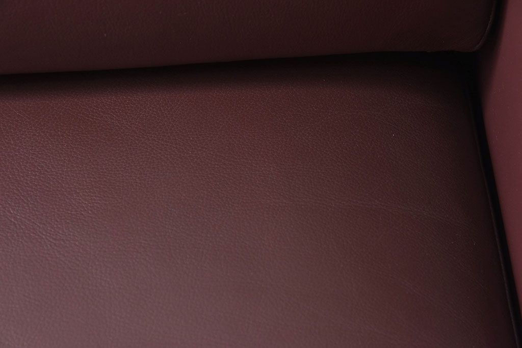 中古 KNOLL(ノール)社 本革1人掛けソファ(ラウンジソファ)(定価約85万円)(2)