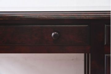 中古美品　九州民芸家具　上品な雰囲気漂う片袖机(勉強机、在宅ワーク、在宅用デスク)(定価約28万円)