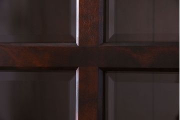 中古美品　北海道民芸家具　上品な雰囲気漂う食器棚(カップボード、収納棚)