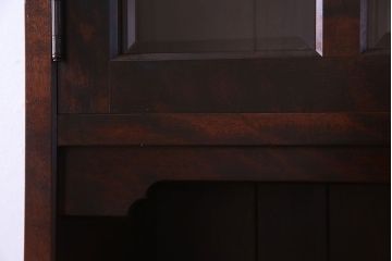 中古美品　北海道民芸家具　上品な雰囲気漂う食器棚(カップボード、収納棚)