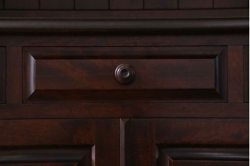 中古美品　北海道民芸家具　上品な雰囲気漂う食器棚(カップボード、収納棚)