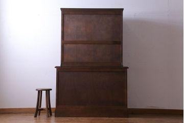 中古美品　北海道民芸家具　上品な雰囲気漂う食器棚(カップボード、収納棚)