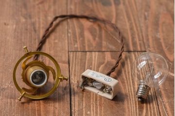 和製アンティーク　シンプルながらも上品なシェード(天井照明)