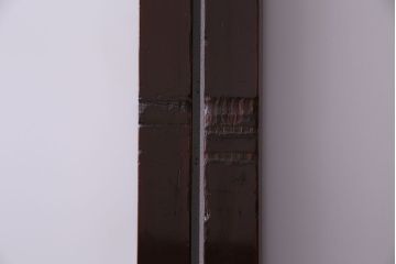 極美品　すりガラス使用　漆のきれいなガラス戸(引き戸、建具)4枚セット