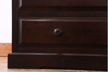 中古美品　北海道民芸家具　シックな雰囲気漂う収納力抜群のチェスト(和タンス、衣装タンス、着物箪笥)(定価約90万円)