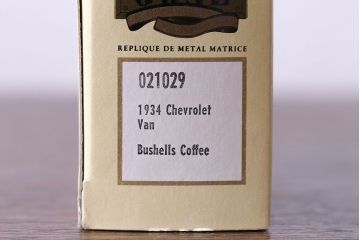 アンティーク雑貨　ビンテージ　LLEDO(レド)　DaysGone 1934 Chevrolet Van Bushells Coffee ミニカー