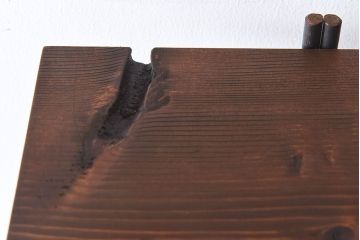 ラフジュ工房オリジナル 薄型アイアンラック(陳列棚、飾り棚)