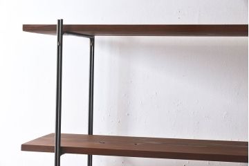 ラフジュ工房オリジナル 薄型アイアンラック(陳列棚、飾り棚)