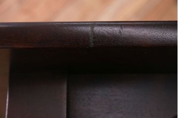 中古　北海道民芸家具　深みのある質感と作りの良さが魅力のローテーブル(座卓、リビングテーブル)