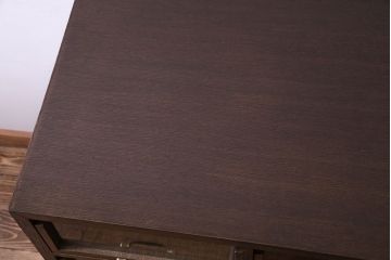 [A様ご成約済]　中古　前面ガラス　気品漂うシャツケース(ガラスケース、チェスト)(定価約30万円)