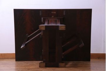 中古　ビンテージ　松本民芸家具　♯11型　上品なデザインのバタフライテーブル(エクステンションテーブル、机)