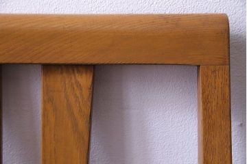 レトロ家具　昭和レトロ　タモ材　爽やかなカラーがおしゃれなチェア(椅子、ダイニングチェア、ワークチェア)です。
