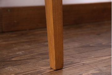 レトロ家具　昭和レトロ　タモ材　爽やかなカラーがおしゃれなチェア(椅子、ダイニングチェア、ワークチェア)です。