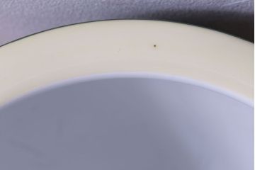 アンティーク雑貨　オールドノリタケ(日陶)　緑地　白菊文様　バイカラーがおしゃれな壱型火鉢(手あぶり、鉢カバー)