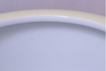 アンティーク雑貨　オールドノリタケ(日陶)　緑地　白菊文様　バイカラーがおしゃれな壱型火鉢(手あぶり、鉢カバー)