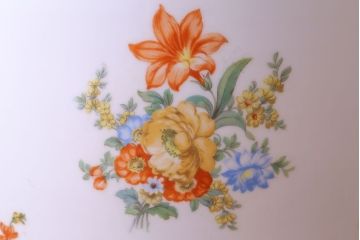 アンティーク雑貨　【F様ご成約済み・ご決済用】オールドノリタケ(日陶)　色絵　草花　上品な雰囲気漂う壱型火鉢(手あぶり、鉢カバー)