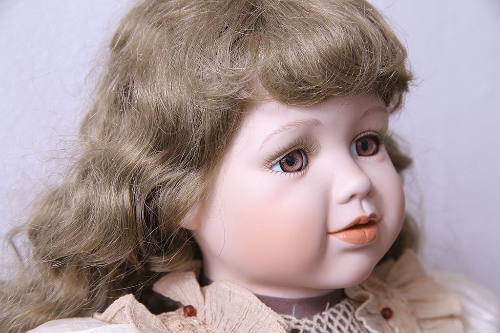 アンティーク雑貨　CASCO　45/300　ビスクドール(西洋人形、限定品)