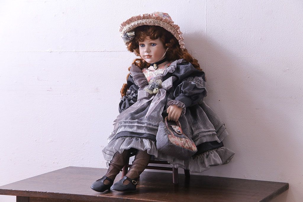 28480円、専用です。青い瞳、アンティーク　ビスクドール 28480円、専用です。青い瞳、アンティーク ビスクドール - メルカリ