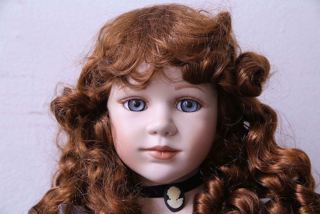 青い目のアンティークドール 青い瞳 可愛いケストナー167 ビスクドールアンティークドール - メルカリ