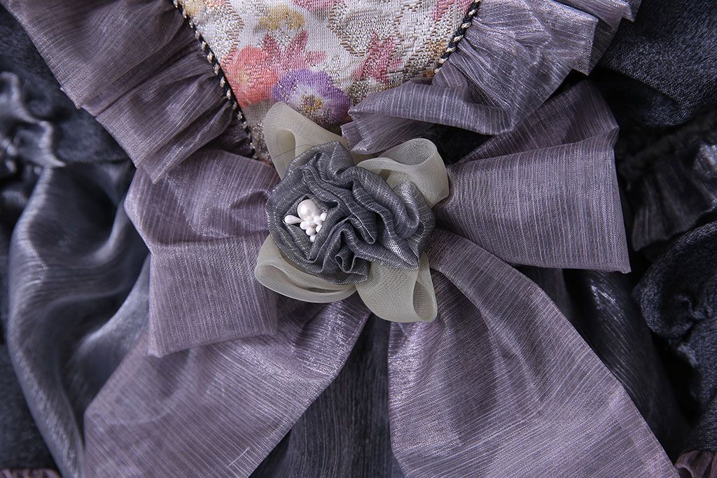 アンティーク雑貨　Rosalie(ロザリー)　247/1000　青い瞳が美しいビスクドール(西洋人形)