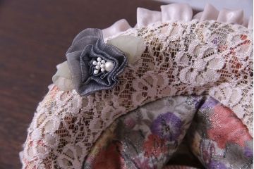 アンティーク雑貨　Rosalie(ロザリー)　247/1000　青い瞳が美しいビスクドール(西洋人形)