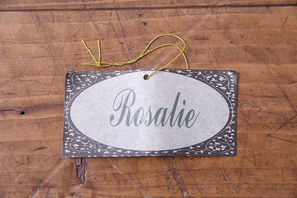 アンティーク雑貨　Rosalie(ロザリー)　247/1000　青い瞳が美しいビスクドール(西洋人形)