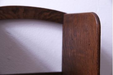 アンティーク雑貨　和製アンティーク　タモ材　アーチ形のデザインがおしゃれなブックスタンド(本立て、小物収納)