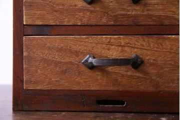 レトロ家具　昭和レトロ　味わい深い風合いの小引き出し(小物収納)
