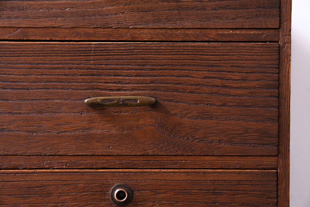 アンティーク家具　和製アンティーク　総桐材　卓上でも使える小引き出し(小物収納)