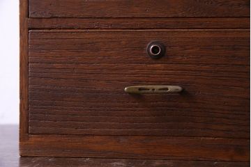 アンティーク家具　和製アンティーク　総桐材　卓上でも使える小引き出し(小物収納)