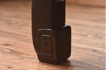 中古　美品　大阪唐木指物　上品なデザインのテーブル(座卓、ローテーブル)(定価約120万円)