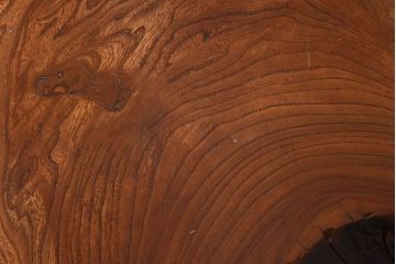 アンティーク家具　1970年頃　総ケヤキ材　天板の形が印象的なセンターテーブル(座卓)