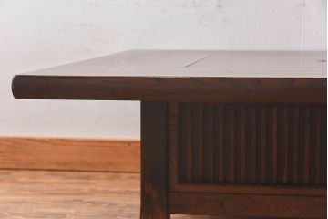 アンティーク雑貨　中古　九州民芸家具　小ぶりで使いやすい囲炉裏テーブル(火鉢、ローテーブル、座卓)