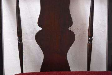 中古　北海道民芸家具　ラフジュオリジナルクッション付きラブソファ(二人掛けソファ)