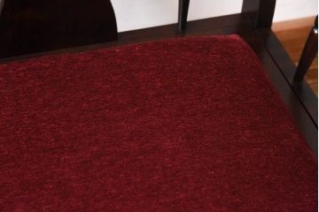 中古　北海道民芸家具　ラフジュオリジナルクッション付きラブソファ(二人掛けソファ)