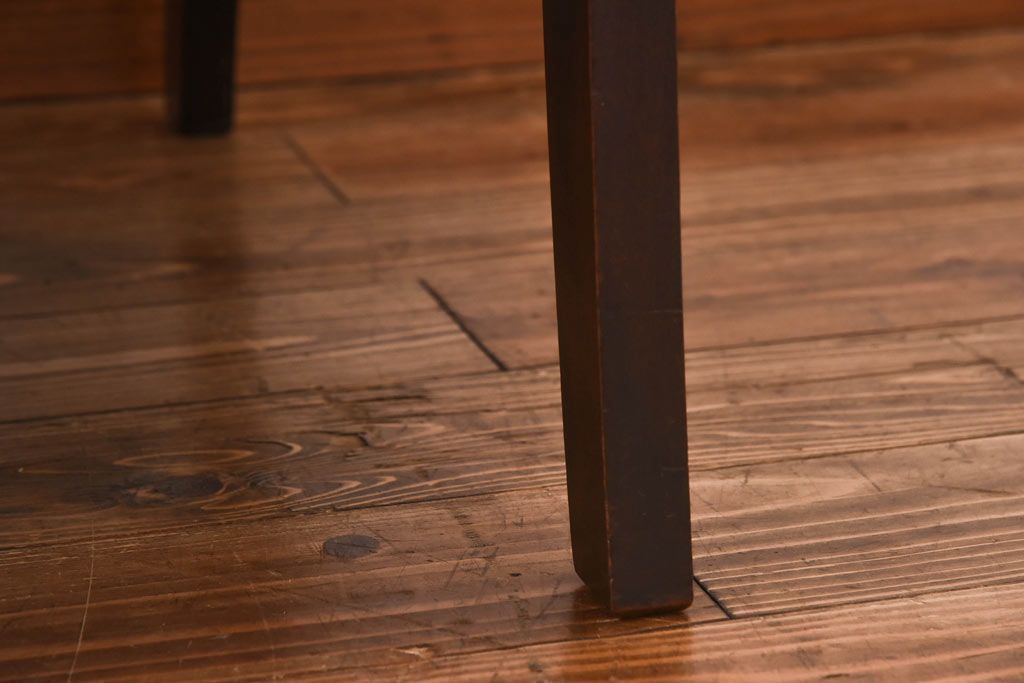 中古　北海道民芸家具　ラフジュオリジナルクッション付きラブソファ(二人掛けソファ)