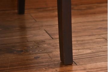 中古　北海道民芸家具　ラフジュオリジナルクッション付きラブソファ(二人掛けソファ)