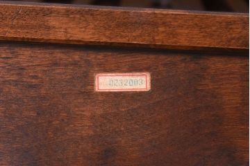 中古　北海道民芸家具　木肌が美しくシックなチェア(座椅子)(1)