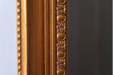 アンティーク雑貨　中古　豪華で目を引くアンティーク調ミラー(姿見、鏡)
