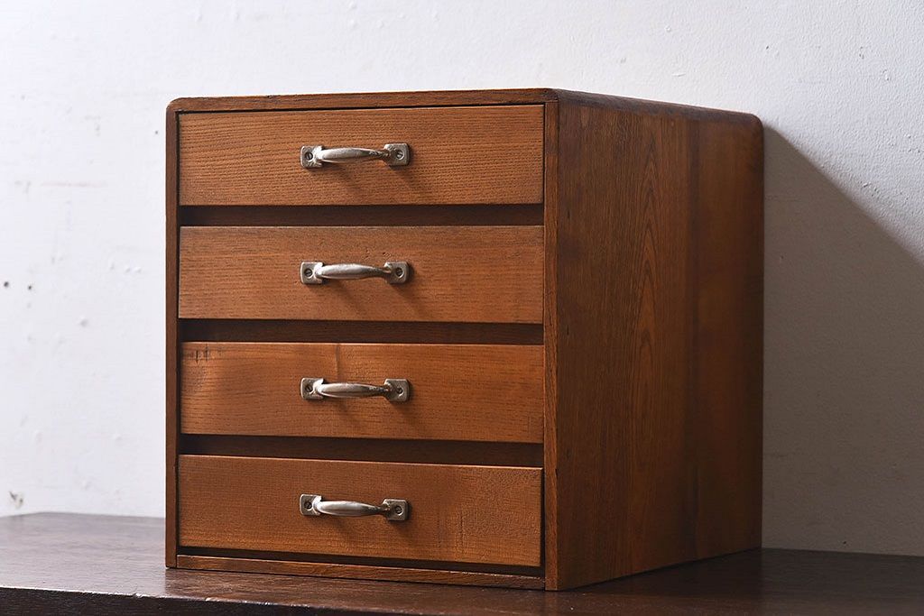 レトロ家具　昭和レトロ　シンプルで使いやすい小引き出し(小物収納)